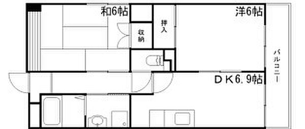 大栄・十二所前レジデンス ｜兵庫県姫路市十二所前町(賃貸マンション2DK・10階・47.55㎡)の写真 その2