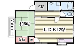 ベヤハウス  ｜ 兵庫県姫路市山田町牧野（賃貸アパート1LDK・2階・45.58㎡） その2