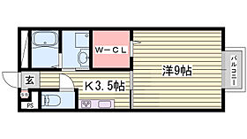 フレッツァ広畑  ｜ 兵庫県姫路市広畑区本町2丁目（賃貸アパート1K・1階・30.39㎡） その2