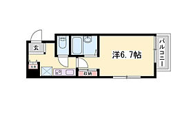 ジュネス姫路II  ｜ 兵庫県姫路市飾磨区三宅1丁目（賃貸マンション1K・4階・22.51㎡） その2