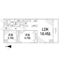 キャッスルコート福崎  ｜ 兵庫県神崎郡福崎町西田原（賃貸マンション2LDK・8階・65.20㎡） その2