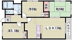 シャトレ21  ｜ 兵庫県姫路市飾磨区下野田1丁目（賃貸マンション3LDK・2階・70.80㎡） その2