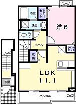 Ｋ＆ＹI  ｜ 兵庫県姫路市北平野1丁目9番33号（賃貸アパート1LDK・2階・46.09㎡） その2