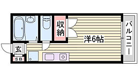 セレッソ壱番館  ｜ 兵庫県姫路市御国野町深志野（賃貸アパート1R・2階・19.31㎡） その2