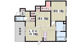 エルポルト　悠　Ａ棟  ｜ 兵庫県加西市北条町古坂5丁目（賃貸アパート2LDK・1階・51.62㎡） その2