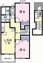 トゥルーブルー赤穂  ｜ 兵庫県赤穂市中広字東沖1458番地1（賃貸アパート2LDK・2階・57.22㎡） その2