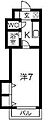 ジュネス野里6階4.0万円