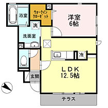 神奈川県相模原市南区大野台7丁目（賃貸アパート1LDK・1階・46.20㎡） その2