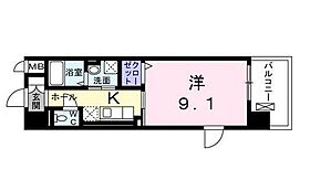 神奈川県大和市南林間1丁目（賃貸マンション1K・6階・30.96㎡） その2