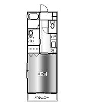 神奈川県相模原市南区御園2丁目（賃貸アパート1K・2階・27.35㎡） その2