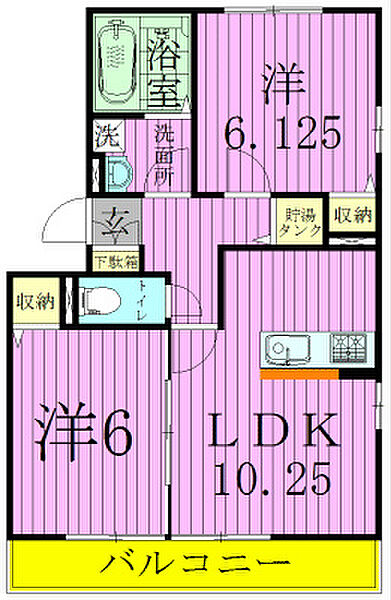 サンボナール（上矢切） 101｜千葉県松戸市上矢切(賃貸アパート2LDK・1階・52.55㎡)の写真 その2