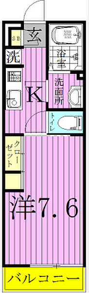 リブリ・ライトラージ 106｜千葉県松戸市上本郷(賃貸アパート1K・1階・23.60㎡)の写真 その2