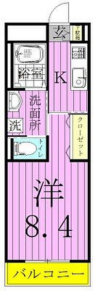 ラック・ブルーム 102｜千葉県松戸市南花島３丁目(賃貸マンション1K・1階・28.05㎡)の写真 その2