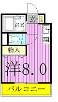 ジュネパレス松戸第2 305 ｜ 千葉県松戸市樋野口717-1（賃貸マンション1R・3階・20.70㎡） その2