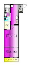 ミーサ南流山 106 ｜ 千葉県松戸市横須賀１丁目1-7（賃貸アパート2K・1階・30.66㎡） その2