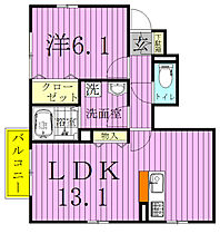 ドエル 106 ｜ 千葉県鎌ケ谷市東初富６丁目10-5（賃貸アパート1LDK・1階・45.74㎡） その2