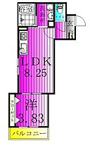 AJ新松戸017 303 ｜ 千葉県松戸市大谷口33番地7（賃貸アパート1LDK・3階・30.78㎡） その2