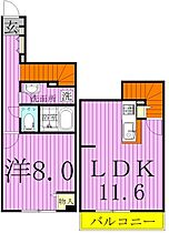 エクセレント　リリーH 102 ｜ 千葉県松戸市六実１丁目24-16（賃貸アパート1LDK・2階・55.04㎡） その2