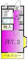 ジェントルヒル 401 ｜ 千葉県松戸市東松戸１丁目3-6（賃貸マンション1K・4階・25.20㎡） その2