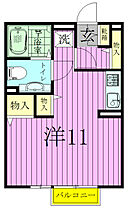 ルミナスビラA 205 ｜ 千葉県松戸市新作498（賃貸アパート1R・2階・29.12㎡） その2