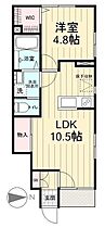 イーストアイリス 105 ｜ 千葉県松戸市六実４丁目2-5（賃貸アパート1LDK・1階・36.43㎡） その2