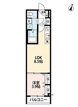 robot home 五香 205 ｜ 千葉県松戸市五香１丁目8-10（賃貸アパート1LDK・2階・30.04㎡） その2