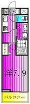 クレセール 103 ｜ 千葉県松戸市竹ケ花西町300-4（賃貸アパート1K・1階・26.72㎡） その2