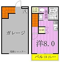 SKガレジオIV D ｜ 千葉県白井市根80-4（賃貸アパート1K・2階・44.43㎡） その2