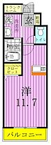 プリムローズ 402 ｜ 千葉県松戸市大谷口422（賃貸マンション1K・4階・30.44㎡） その2