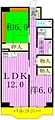 シラカワパレス6階8.9万円
