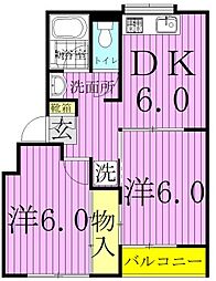 ラフィーヌ北小金 2階