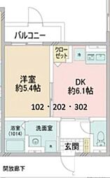 クロレ南流山VI 2階