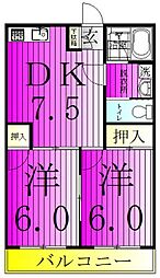 間取図画像 2DK