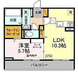間取図画像 1LDK