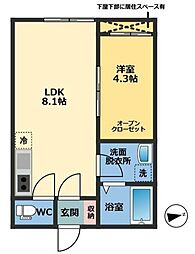 間取図画像 1LDK