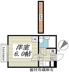 ジュネパレス新松戸第52 1Kの間取図画像