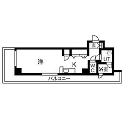 SUPERIORCLUB ワンルームの間取図画像