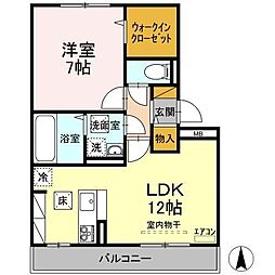 クレールI棟 1階/102