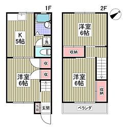 テラス・ジョイ 3Kの間取図画像