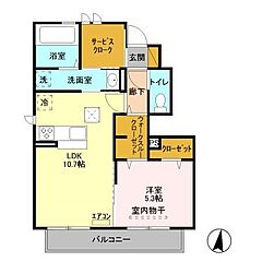 物件の間取り