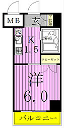 ポルタキアーラ 4階/406
