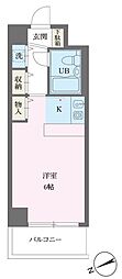 ジュネパレス松戸第94 ワンルームの間取図画像
