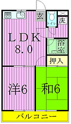 ルミエール石崎B 2階