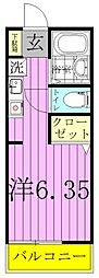 リファレンス胡録台 1Kの間取図画像