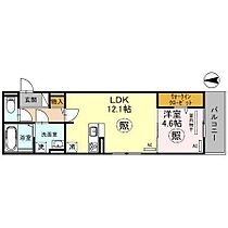 アトラエンテ御崎公園 302 ｜ 兵庫県神戸市兵庫区金平町２丁目（賃貸アパート1LDK・3階・43.60㎡） その2