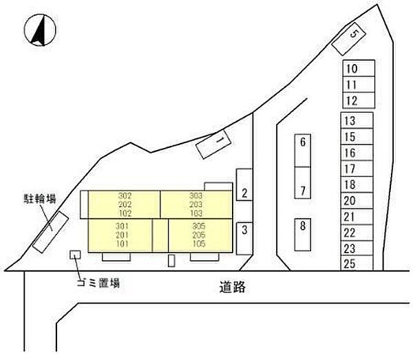 ラ・ヴェール杉尾台 105｜兵庫県神戸市北区杉尾台２丁目(賃貸アパート2LDK・1階・55.28㎡)の写真 その15