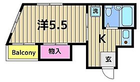 スズキビル 203 ｜ 東京都足立区佐野２丁目（賃貸マンション1K・2階・17.40㎡） その2