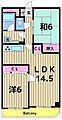 グリーンパーク中川2階12.7万円
