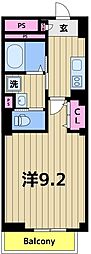 足立区綾瀬3丁目マンション 1Kの間取図画像