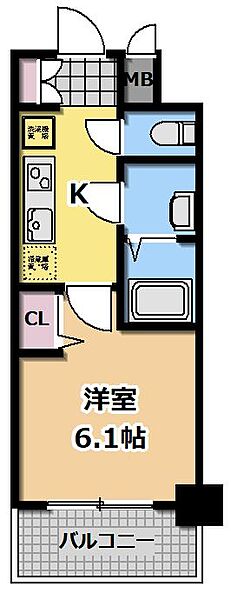 プレサンス新大阪ザ・シティ ｜大阪府大阪市東淀川区東中島4丁目(賃貸マンション1K・2階・21.89㎡)の写真 その1